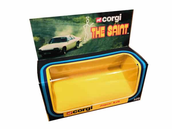 Corgi Toys 320 The Saint Jaguar XJS Repro Box Yellow Inner Corgi Toys 320 The Saint Jaguar XJS Repro Box Yellow Inner