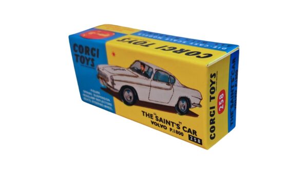 Corgi Toys 258 The Saint’s Car Volvo P.1800 Repro Box Corgi Toys 258 The Saint’s Car Volvo P.1800 Repro Box