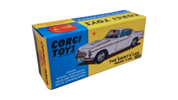 Corgi Toys 258 The Saint’s Car Volvo P.1800 Repro Box Corgi Toys 258 The Saint’s Car Volvo P.1800 Repro Box