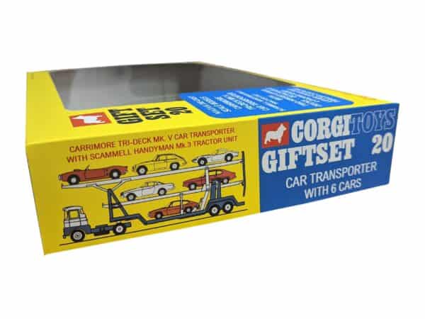 Corgi Toys Gift Set 20 Car Transporter Repro Box Corgi Toys Gift Set 20 Car Transporter Repro Box