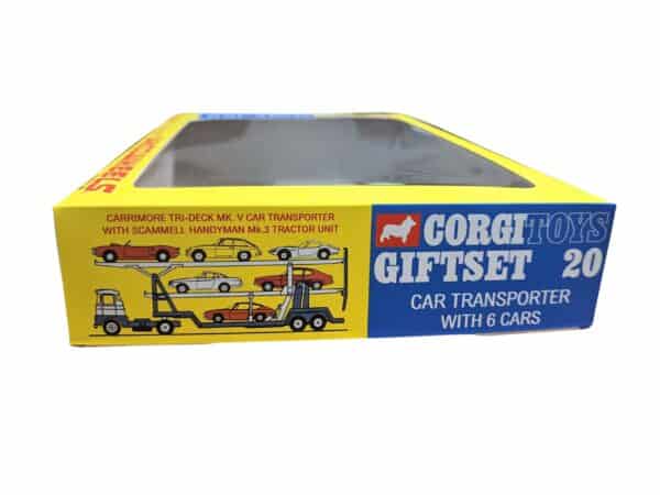 Corgi Toys Gift Set 20 Car Transporter Repro Box Corgi Toys Gift Set 20 Car Transporter Repro Box