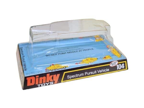 Dinky Toys 104 Captain Scarlet Spectrum Pursuit Vehicle Blister/Bubble Repro Box Dinky Toys 104 Captain Scarlet Spectrum Pursuit Vehicle Blister/Bubble Repro Box