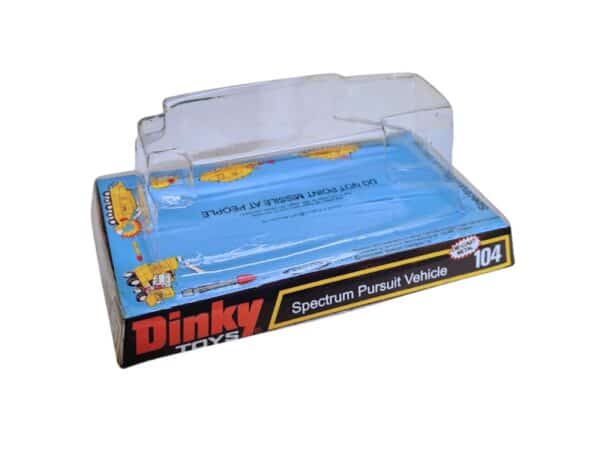 Dinky Toys 104 Captain Scarlet Spectrum Pursuit Vehicle Blister/Bubble Repro Box Dinky Toys 104 Captain Scarlet Spectrum Pursuit Vehicle Blister/Bubble Repro Box
