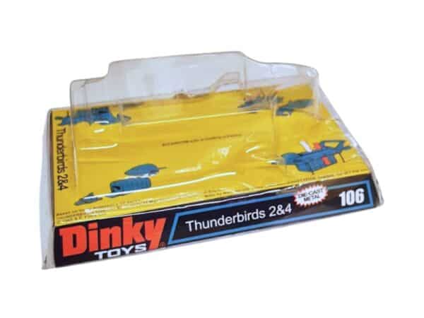 Dinky Toys 106 Thunderbird 2 Yellow Version Blister/Bubble Repro Box Dinky Toys 106 Thunderbird 2 Yellow Version Blister/Bubble Repro Box
