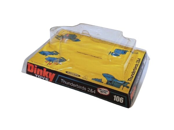 Dinky Toys 106 Thunderbird 2 Yellow Version Blister/Bubble Repro Box Dinky Toys 106 Thunderbird 2 Yellow Version Blister/Bubble Repro Box