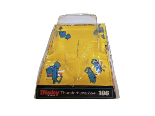 Dinky Toys 106 Thunderbird 2 Yellow Version Blister/Bubble Repro Box Dinky Toys 106 Thunderbird 2 Yellow Version Blister/Bubble Repro Box
