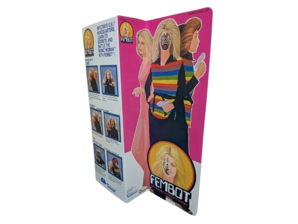 Kenner Bionic Woman Fembot Figure Reproduction Box Kenner Bionic Woman Fembot Figure Reproduction Box