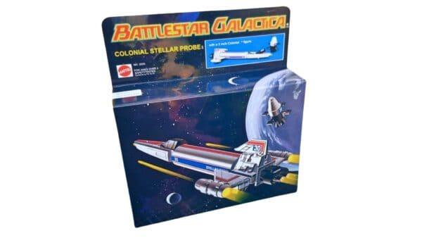 Mattel Battlestar Galactica Colonial Stellar Probe Reproduction Box Mattel Battlestar Galactica Colonial Stellar Probe Reproduction Box