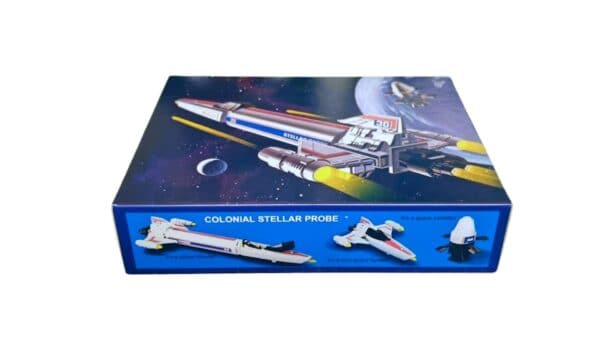Mattel Battlestar Galactica Colonial Stellar Probe Reproduction Box Mattel Battlestar Galactica Colonial Stellar Probe Reproduction Box