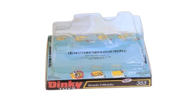 Dinky Toys 353 Shado 2 Blister/Bubble Repro Box Dinky Toys 353 Shado 2 Blister/Bubble Repro Box