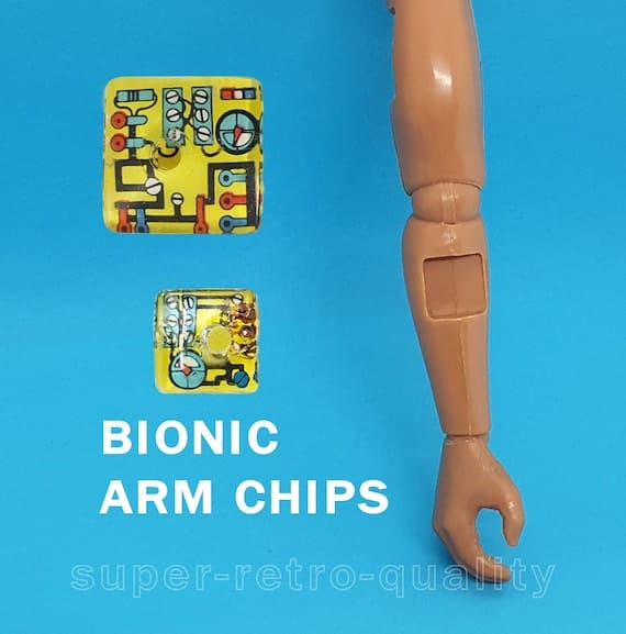 Six Million Dollar Man Reproduction Bionic Arm SMALL Chip Six Million Dollar Man Reproduction Bionic Arm SMALL Chip