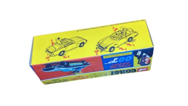 Corgi Toys 270 James Bond DB5 Slim Line Type A Rare version Repro Box Corgi Toys 270 James Bond DB5 Slim Line Type A Rare version Repro Box