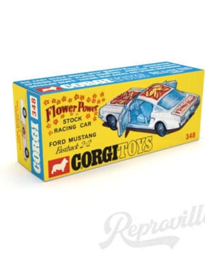 Repro Box for Corgi Toys 348 (Ford Mustang Stock Racing Car) Repro Box for Corgi Toys 348 (Ford Mustang Stock Racing Car)