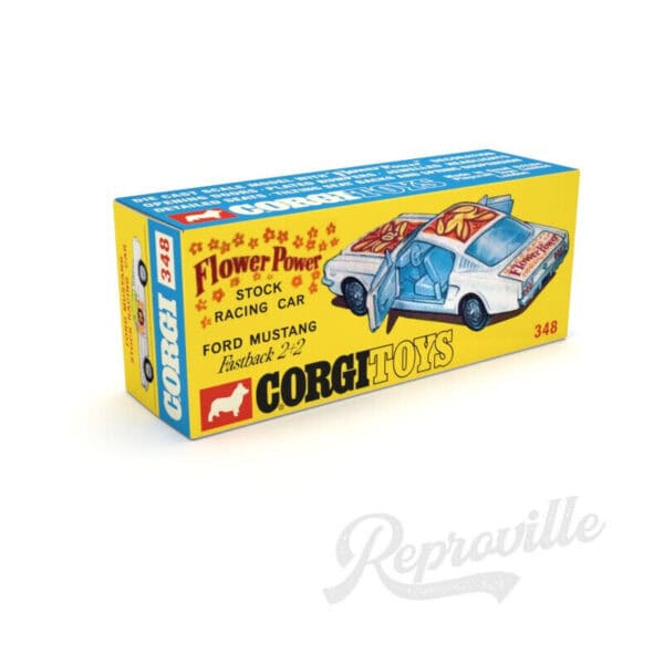 Repro Box for Corgi Toys 348 (Ford Mustang Stock Racing Car) Repro Box for Corgi Toys 348 (Ford Mustang Stock Racing Car)